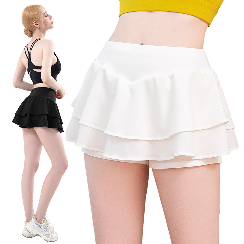 Dame Sporty Faldrok med integrerede korte Leggings Stilla