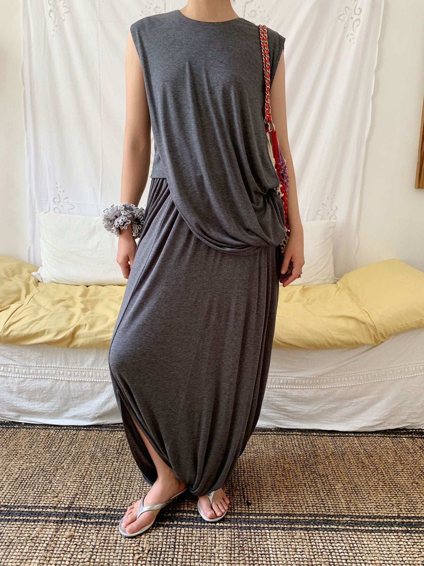 Dame Jumpsuit med elegant indpakningsdesign og flydende snit Stilla