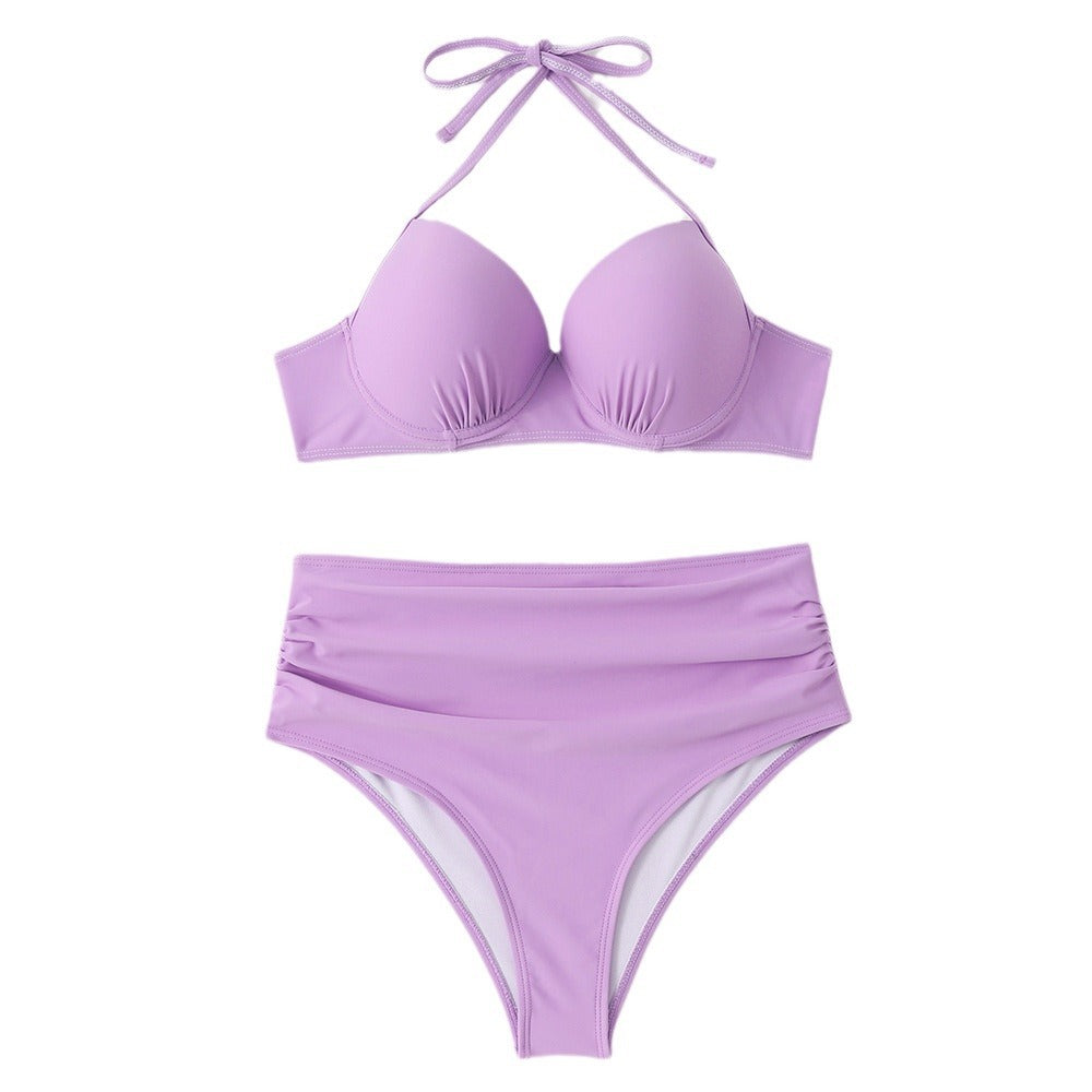 Bikini-sæt til damer med halterneck og polstring Stilla