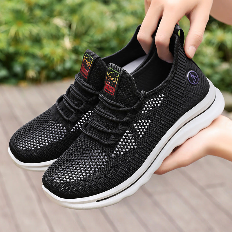 Dame Fitness Sneakers med åndbar overfladestruktur og dæmpende sålprofil Stilla