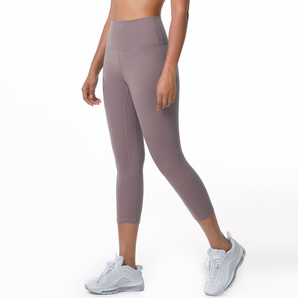 Dame højtydende leggings med høj talje og åndbart stof Stilla