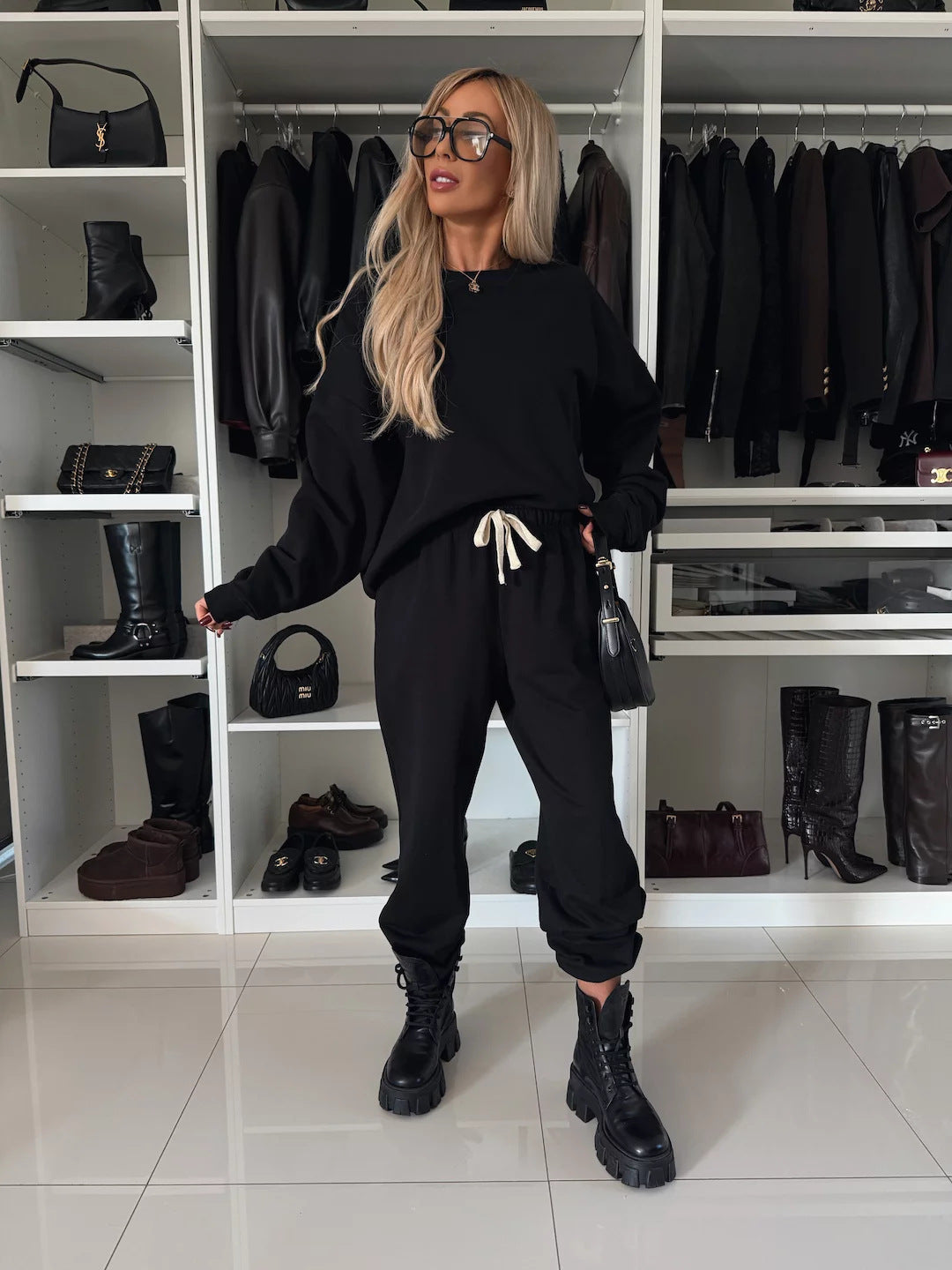 Dame afslappet og komfortabel fritidssweat-set Stilla