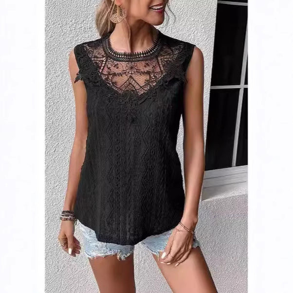 Dame Spids-Forbundet Boho Top Stilla