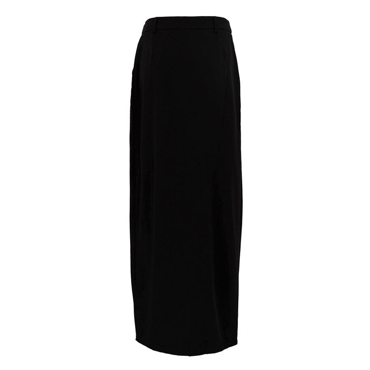 Dame elegant bredskåret jakkesæt bukser med høj talje Stilla