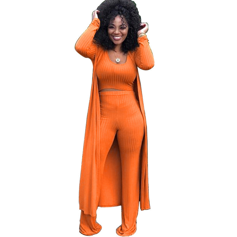 Dame sæt bestående af cropped top og brede palazzo bukser Stilla