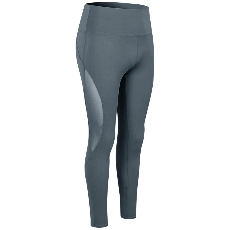 Dame Højskårne Sport-Leggings med åndbart mesh og elastisk talje Stilla