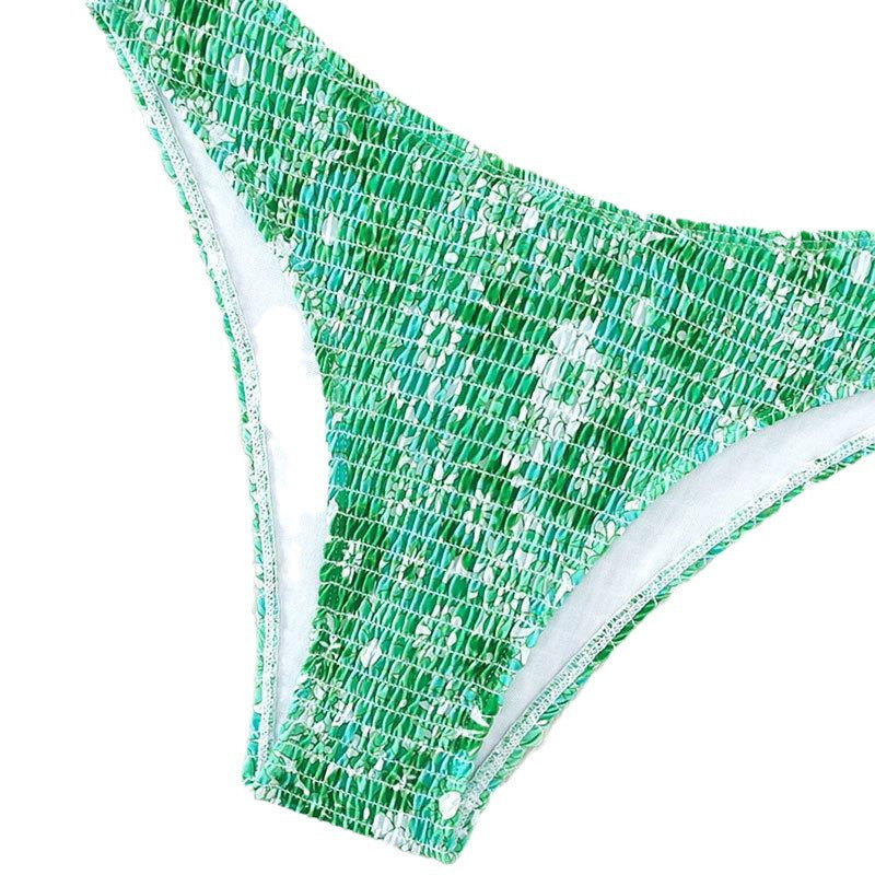 Bandeau-bikini-sæt til damer med midter-knude-detalje Stilla