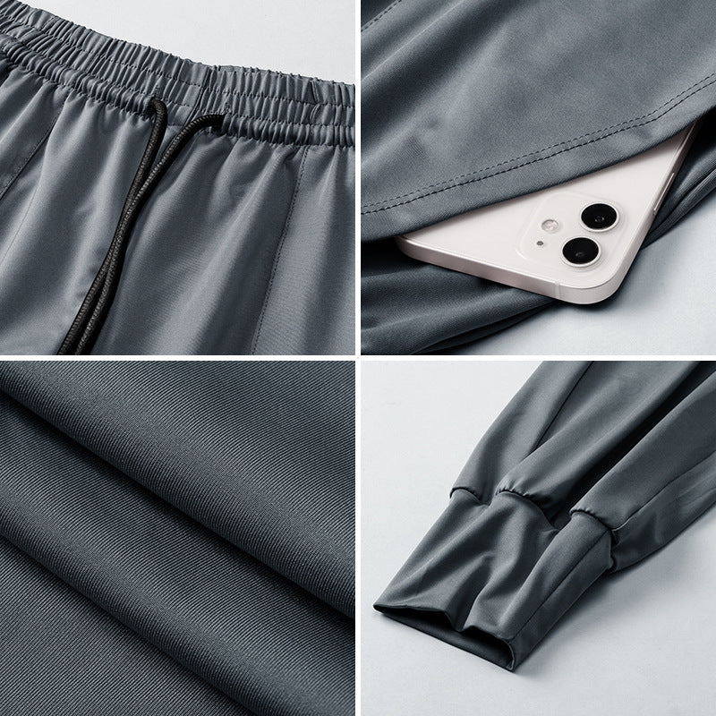 Dame Sporty Joggingbukser med praktiske lynlåslommer og fleksibel talje Stilla