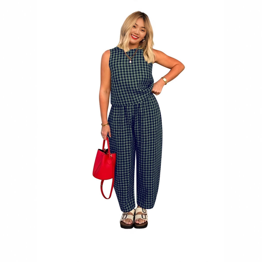 Dame Ternet Jumpsuit med vidde snit Stilla