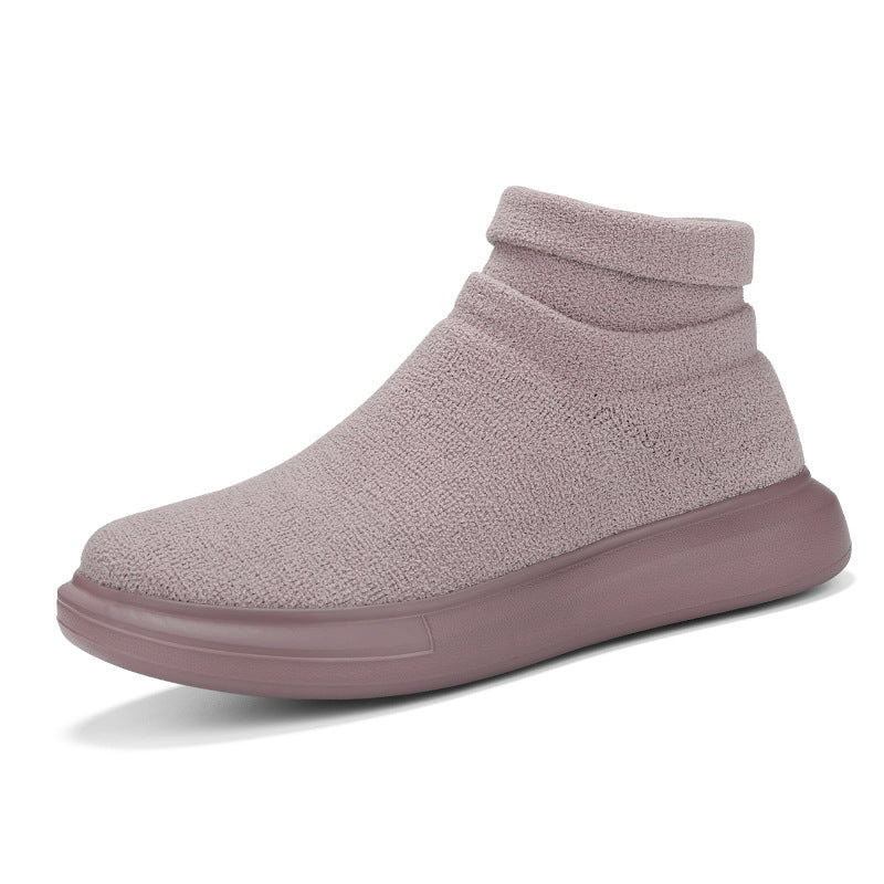 Dame Behagelig Ankelsok Strik Sneakers Stilla