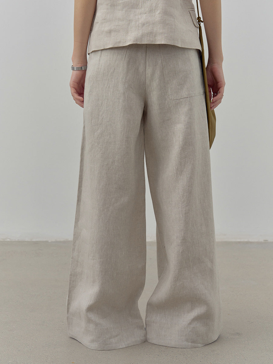 Dame brede Dress Pants i elegant stil Stilla