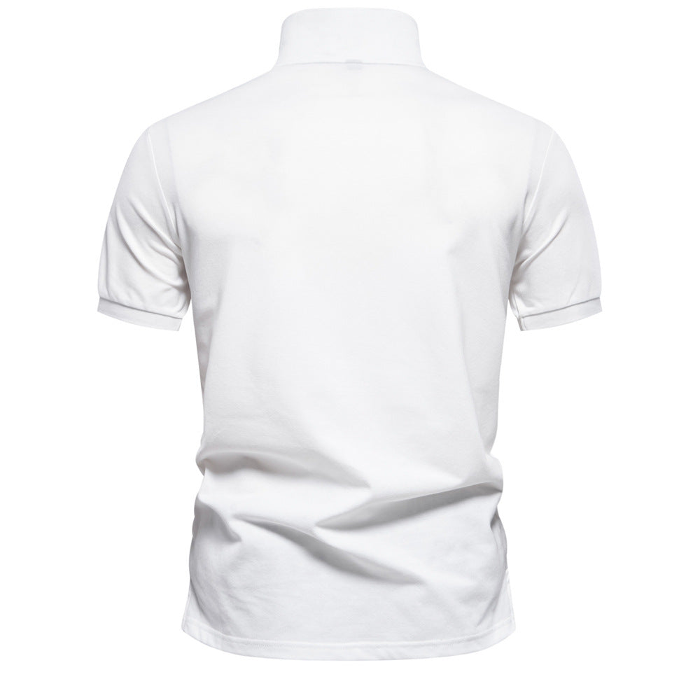 Herrer polo t-shirts med unikt floralt grafisk design Stilla