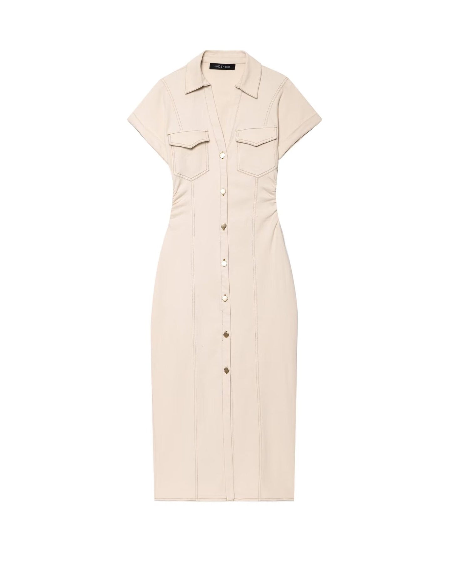 Femme Utility Shirt Kjole Stilla