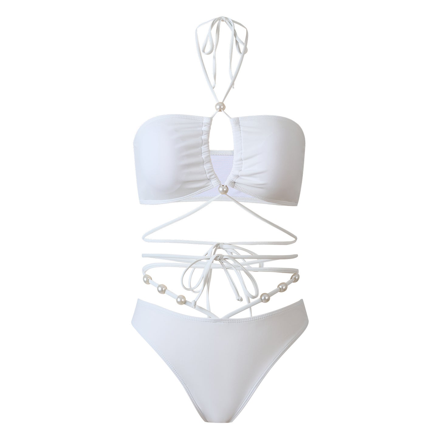 Dame Bikini Sæt med elegant Overkjole Stilla