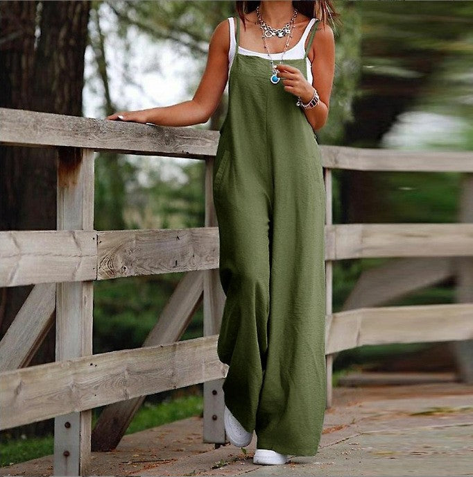 Stilla | Løs og Bredbenet Jumpsuit