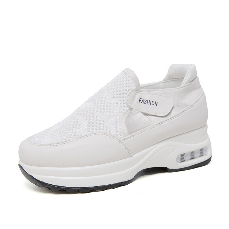 Dame Åndbare Fritidssneakers med komfortabel Velcro Stilla