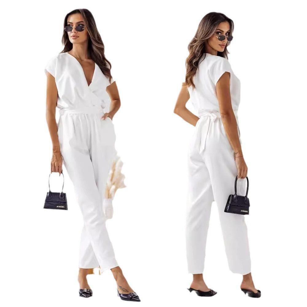 Dame Vinterop-Front Bredben Jumpsuit Stilla