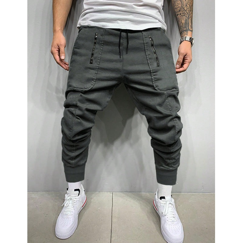 Herrer Multi-lommer Urban Cargo Joggingbukser Stilla