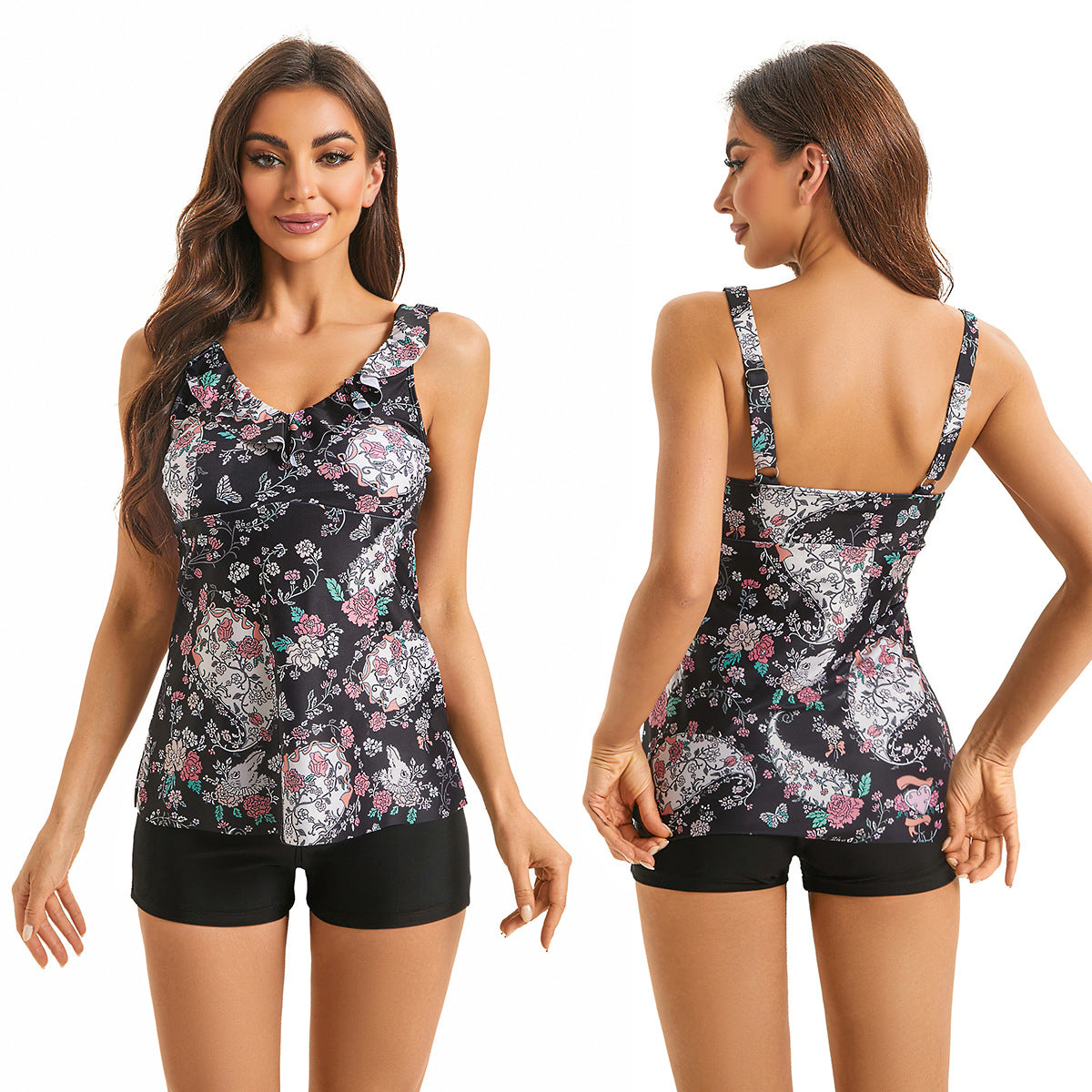 Femme Swim Tankini Sæt Stilla