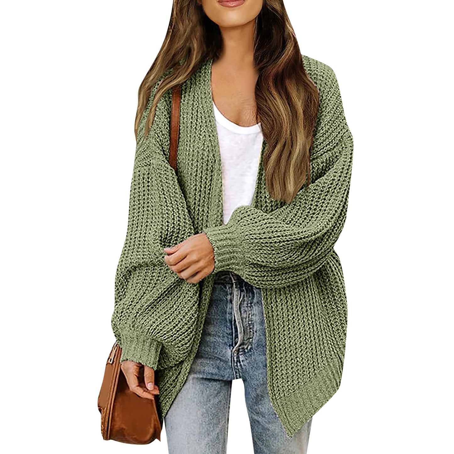 Femme Oversized Chunky Strikjakke Stilla
