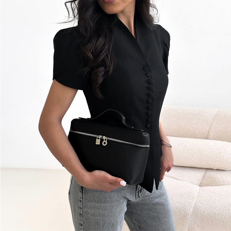 Dame elegant Blazer-vest Stilla