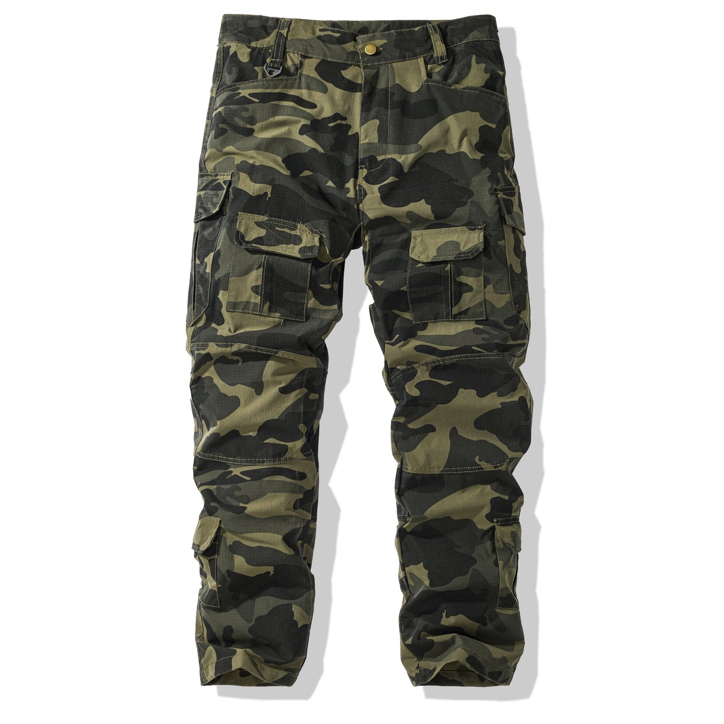 Herre cargo bukser i camouflage-design Stilla