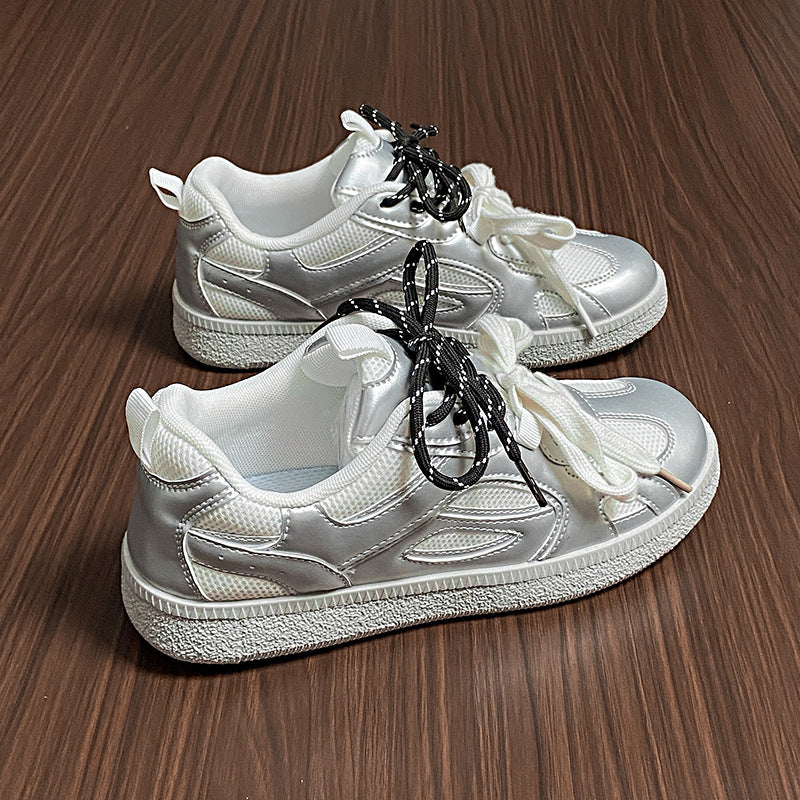 Dame Komfort-sneakers med innovativt snøresystem og åndbar mesh-overflade Stilla
