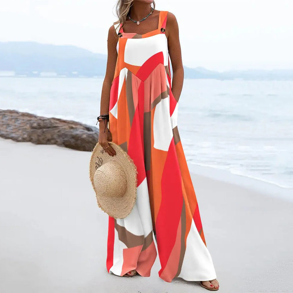 Dame Fritid Maxi Jumpsuit Stilla