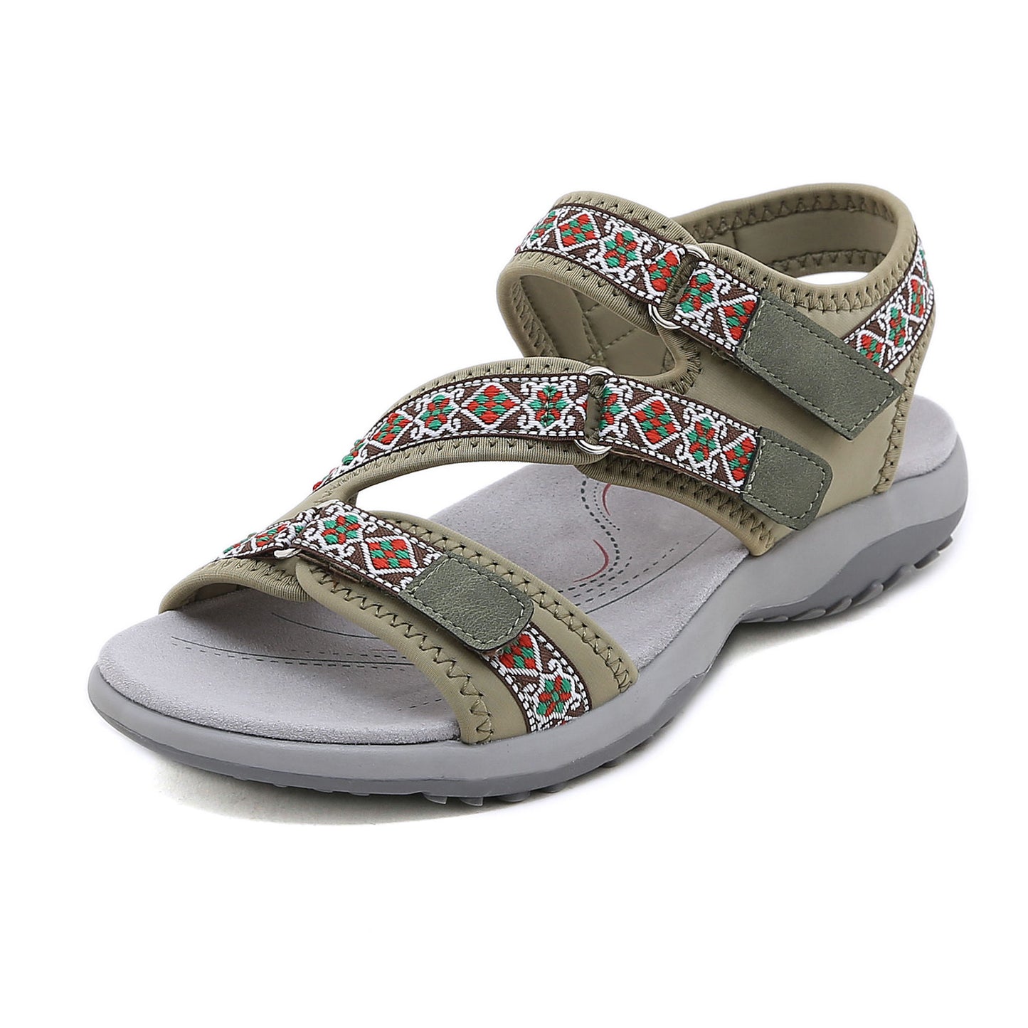 Dame Sporty Trekking-Sandaler med justerbare stropper og skridsikker sål Stilla