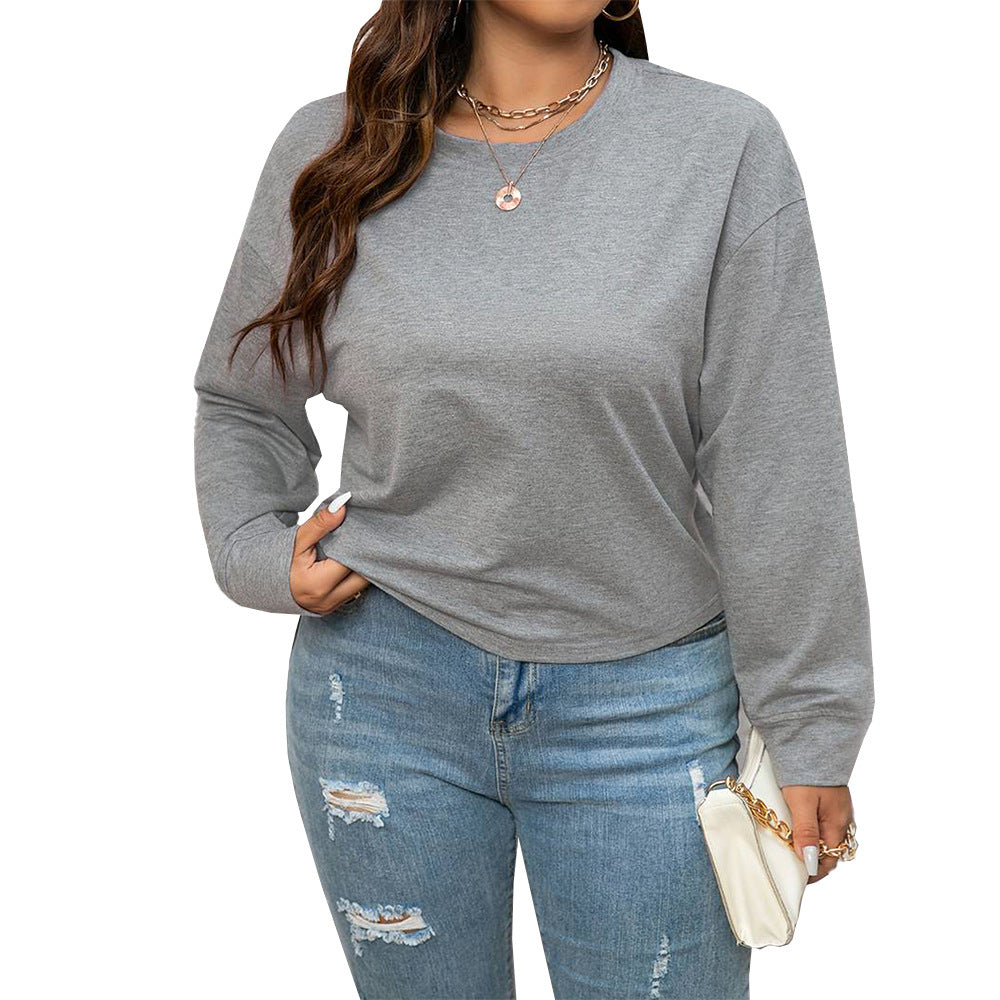 Dame afslappet langærmet skjorte lavet af blød bomuldsblanding med diskret snit Stilla