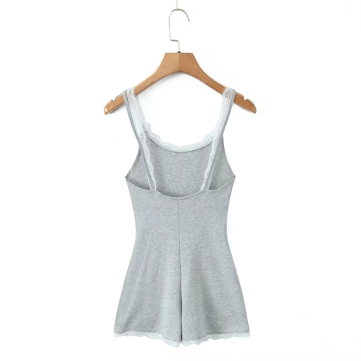 Dame behagelig jumpsuit med elegante blonde accenter Stilla