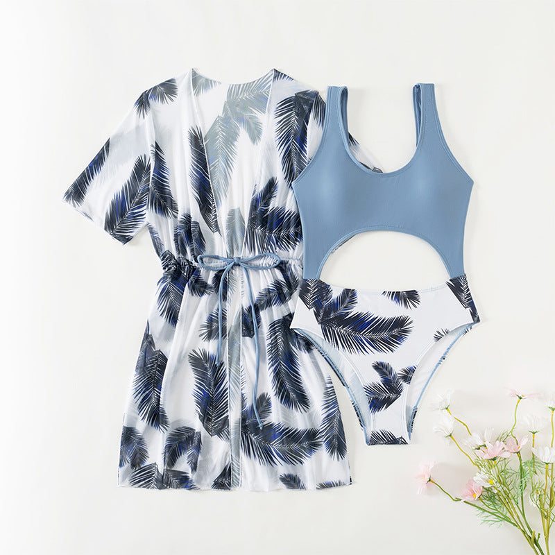 Dame Tropical Print Badetøj Sæt Stilla
