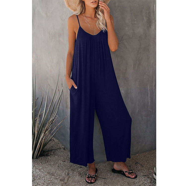 Dame Bohemian Løst Sidende Jumpsuit Stilla