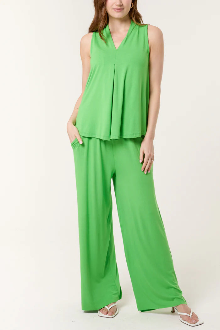 Dame Flydende Ærmeløs Jumpsuit Stilla