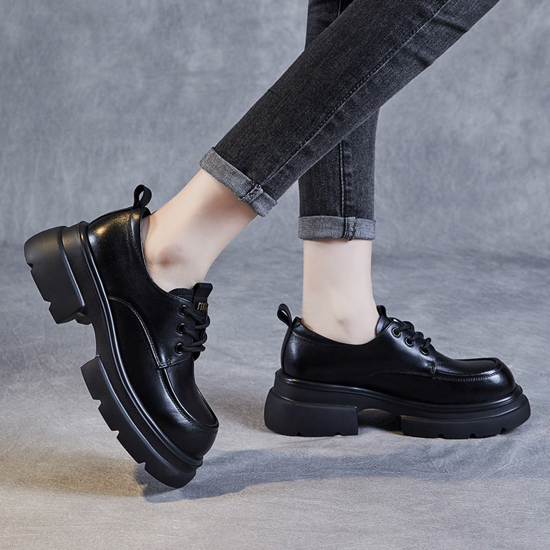 Dame Chunky Casual Snøre sneakers med forhøjet bund og Comfort Fit Stilla