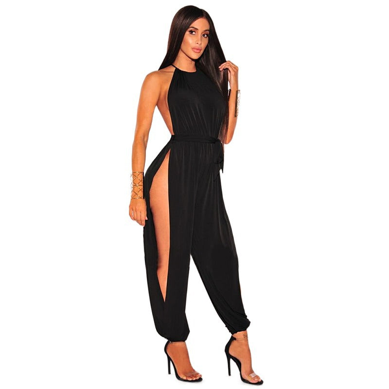 Dame Elegant og luftig Jumpsuit med høj krave Stilla