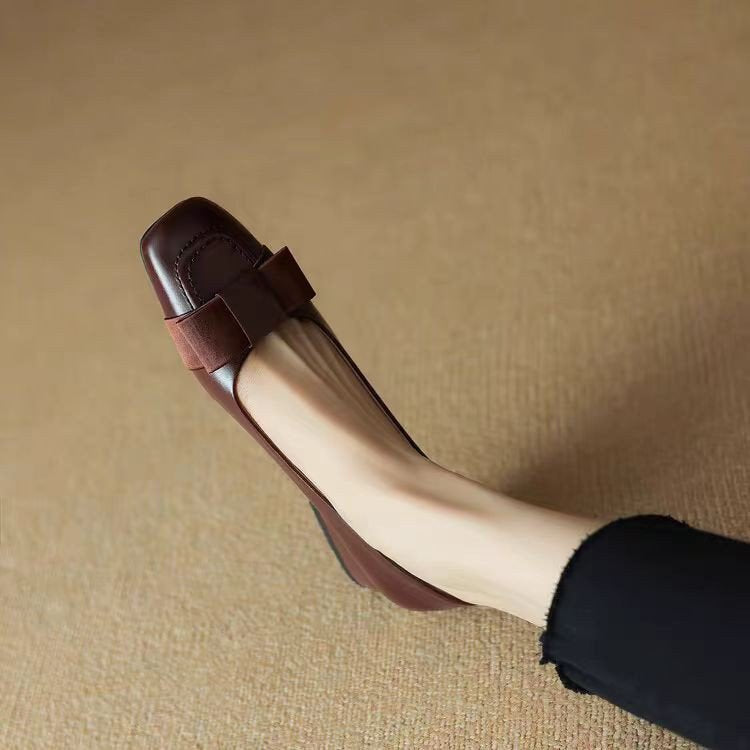 Damer elegante Ballerina-sko med smart sløjfedetalje og behagelig indersål Stilla