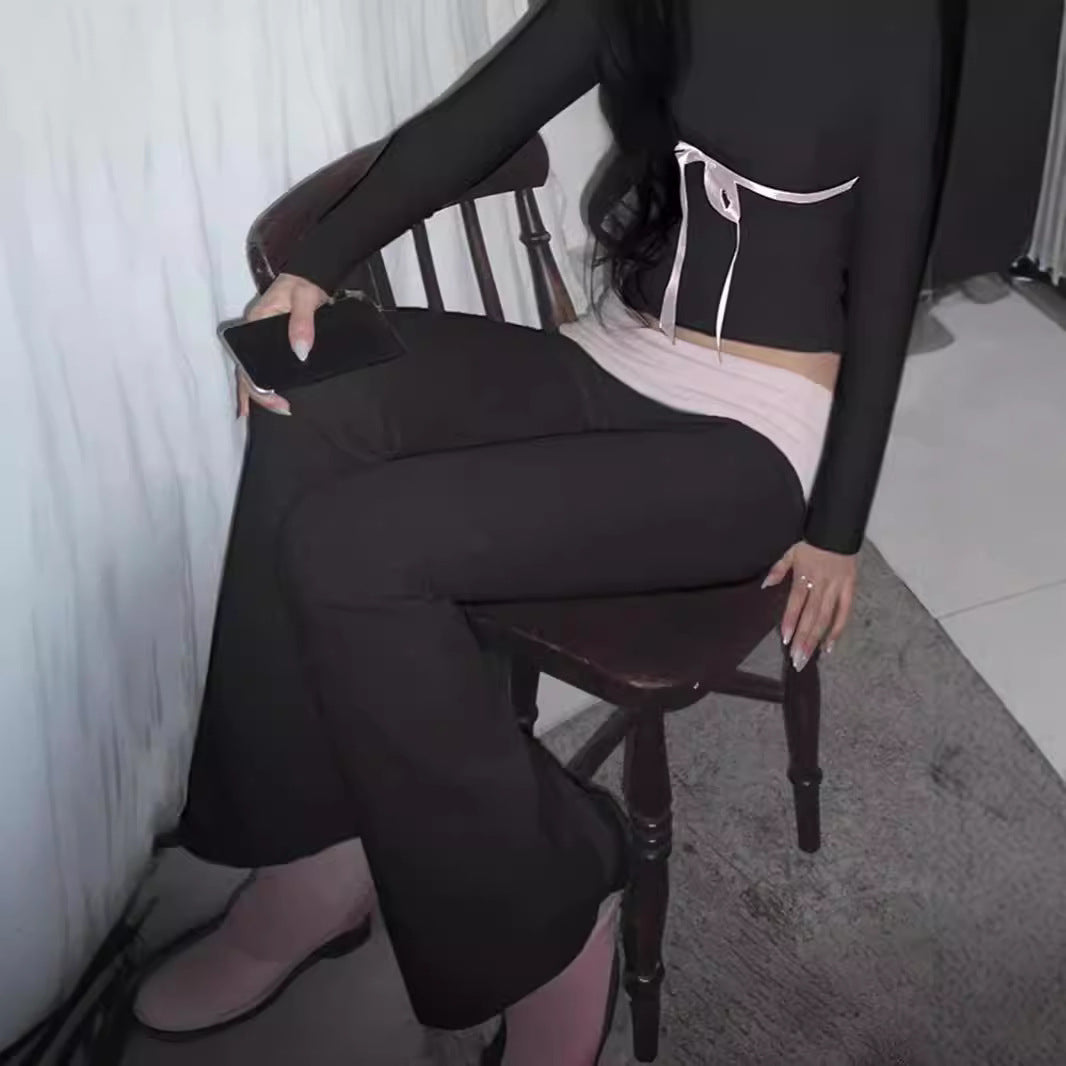 Dame Bootcut-Leggings med høj talje Stilla