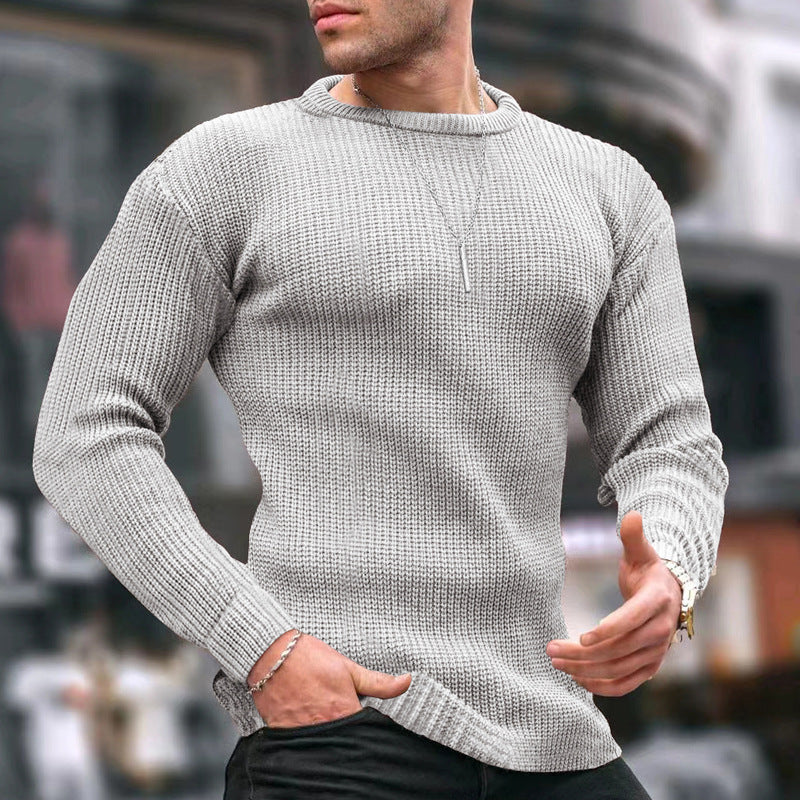 Herre casual sweatshirt lavet af struktureret stof Stilla