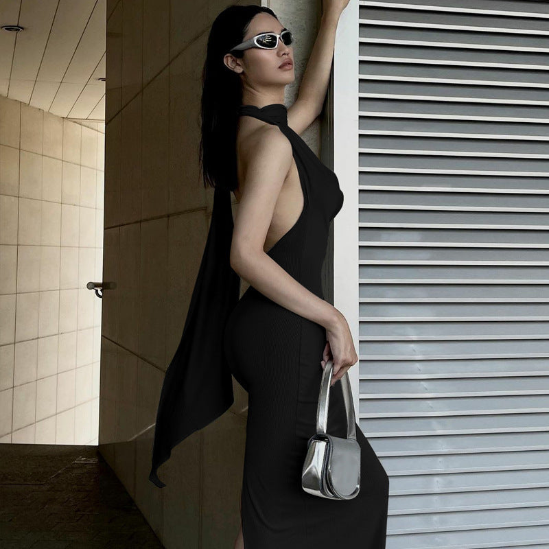 Dame Elegant Jumpsuit med asymmetrisk design og flydende stof Stilla