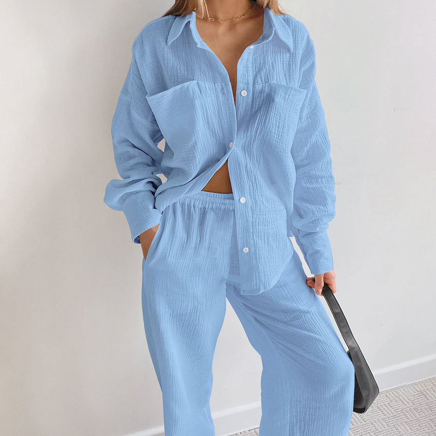 Dame fritids-jumpsuit lavet af let, åndbart stof med elegant struktur Stilla