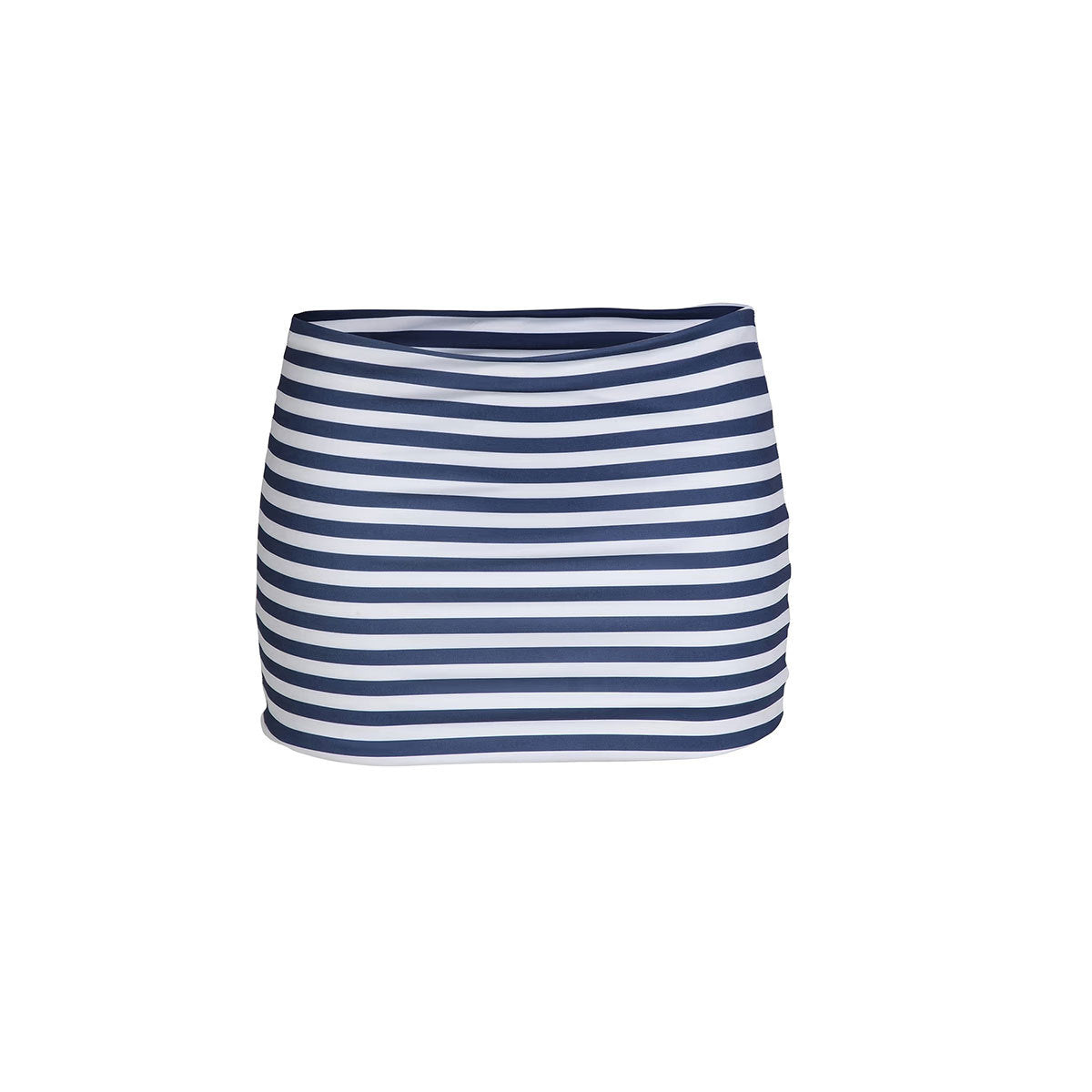 Dame bade shorts med knap silhuet og maritim stribemønster Stilla