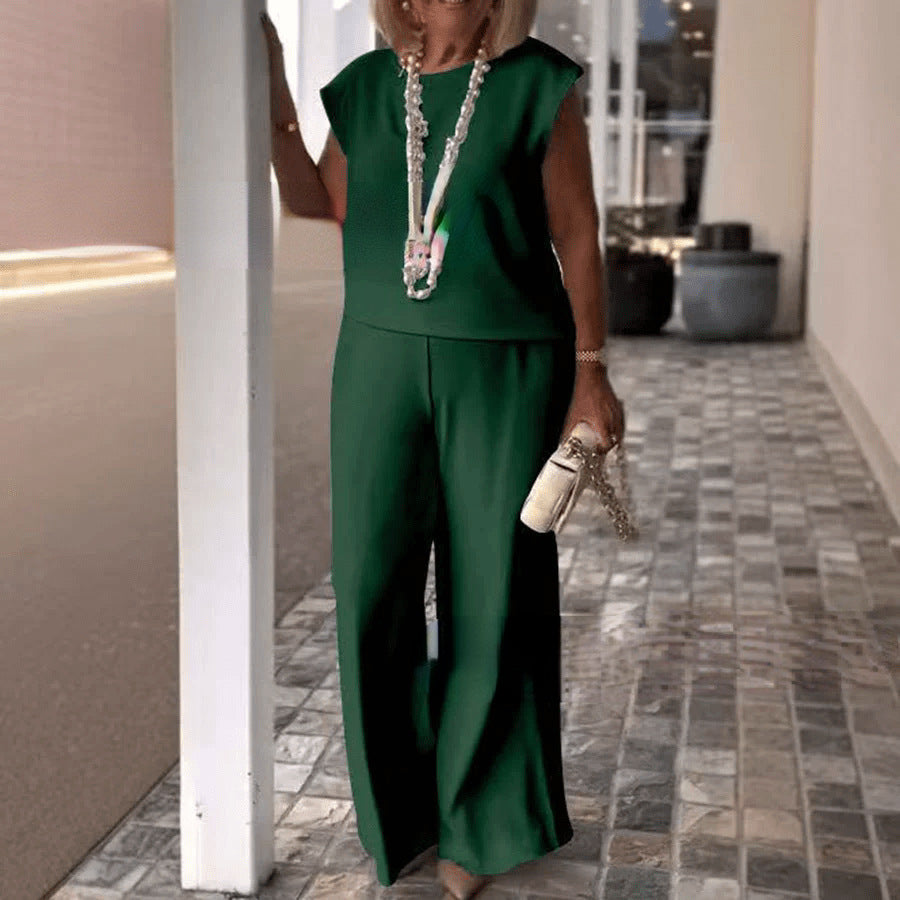 Dame jumpsuit med vidde ben og moderne silhuetter Stilla
