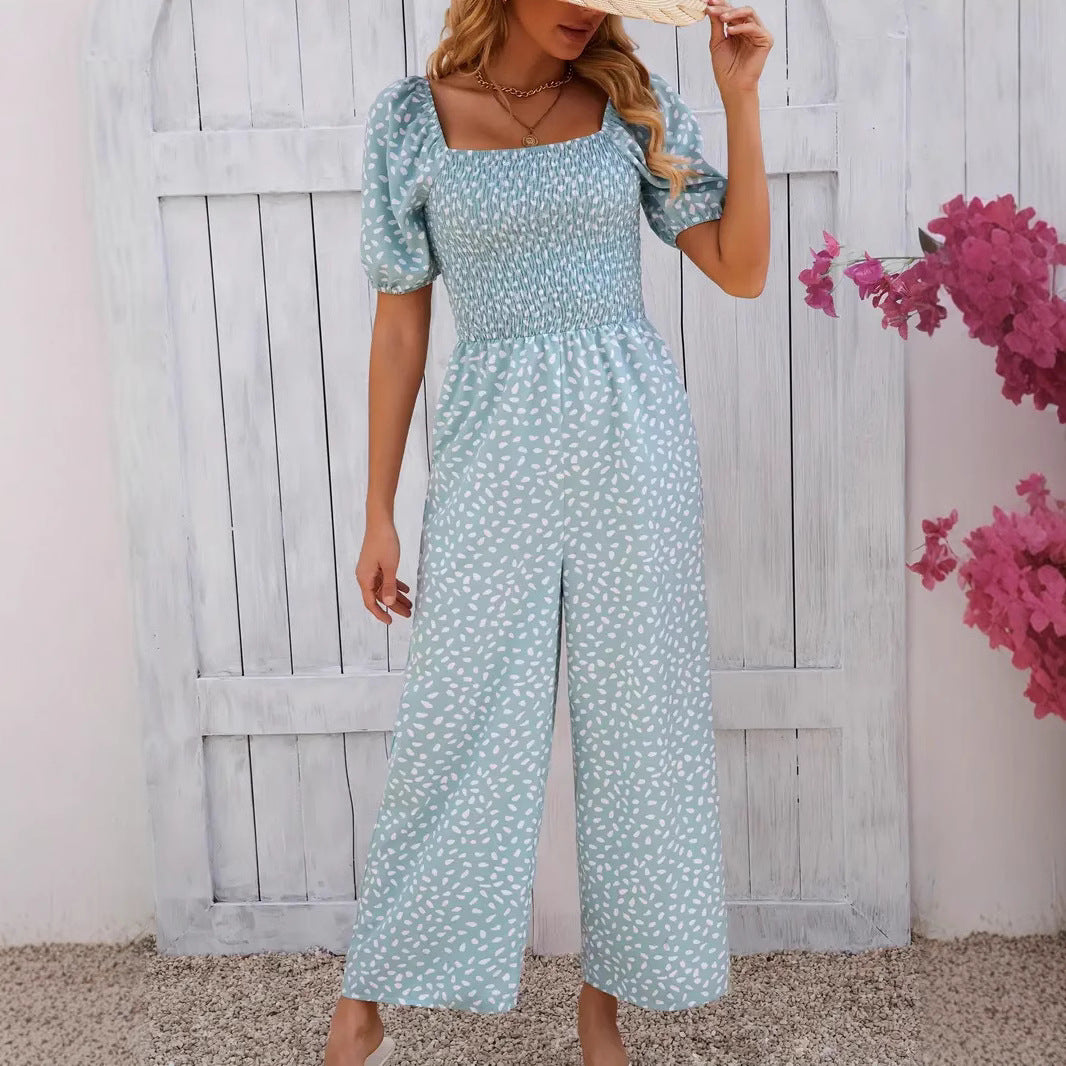 Dame Floral Elegant Jumpsuit Stilla