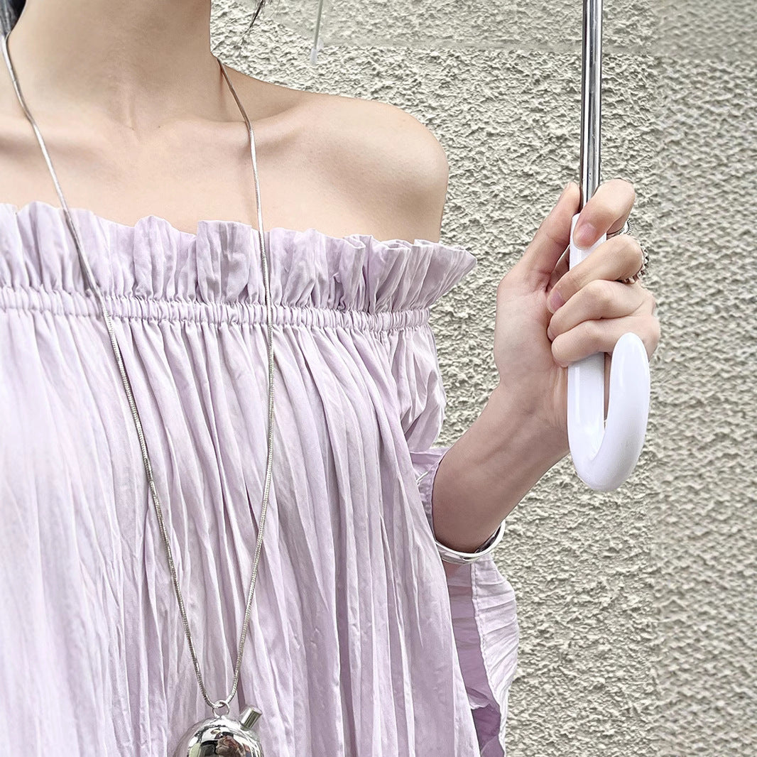 Dame løst skåret jumpsuit med elastisk bånd Stilla