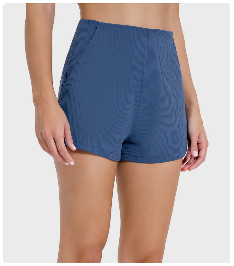 Stilla | Elastiske Åndbare Tråd Yoga Shorts Til Kvinder Behagelige Sport Fitness Bukser