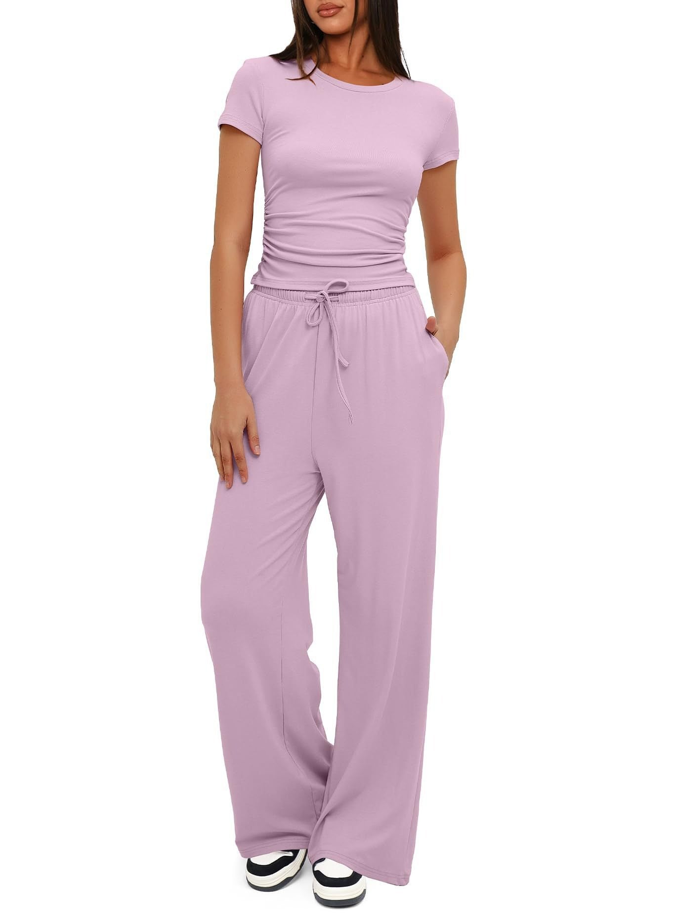 Dame fritids-jumpsuit med taljerbart design og afslappet snit Stilla