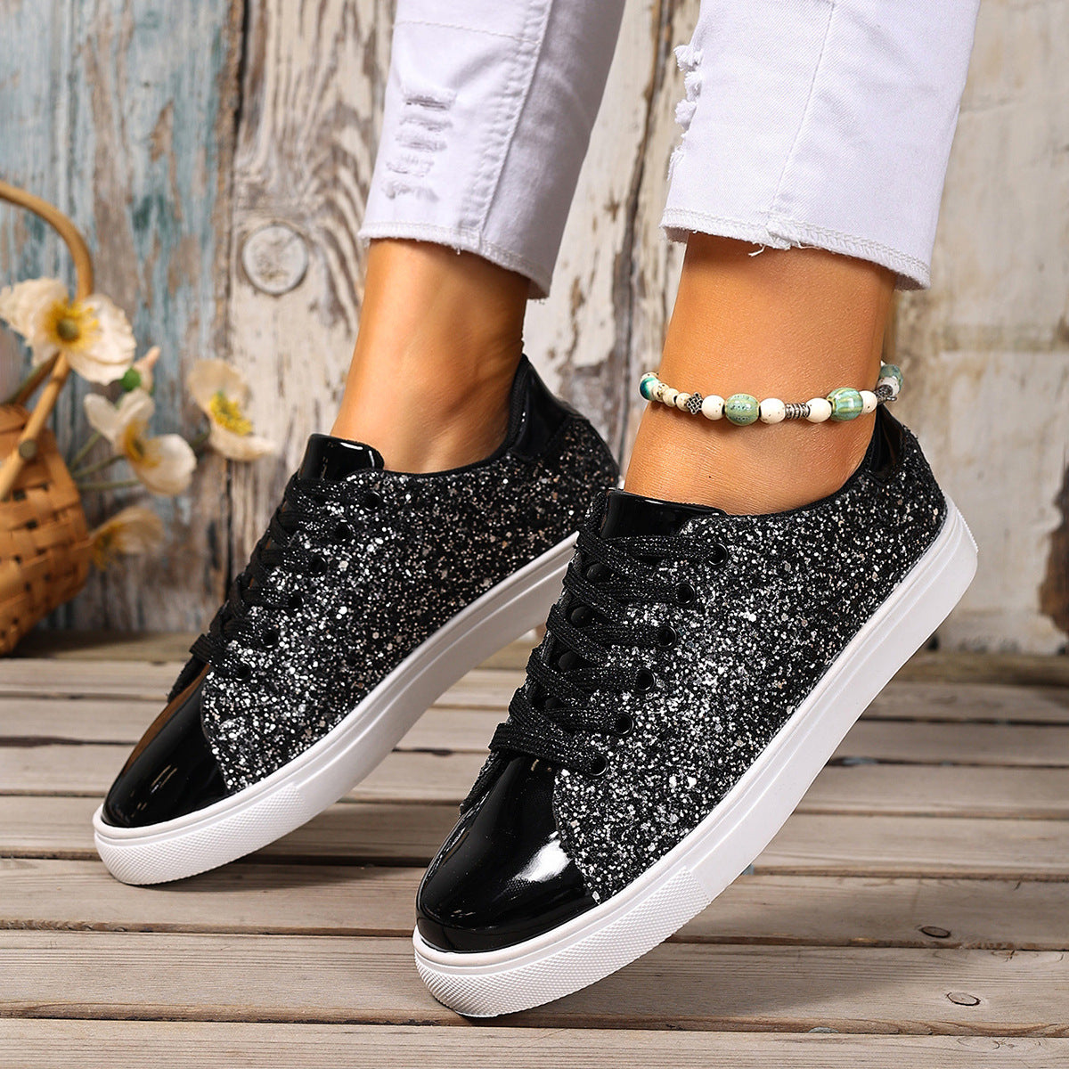 Dame Glamourøse Sneakers Stilla