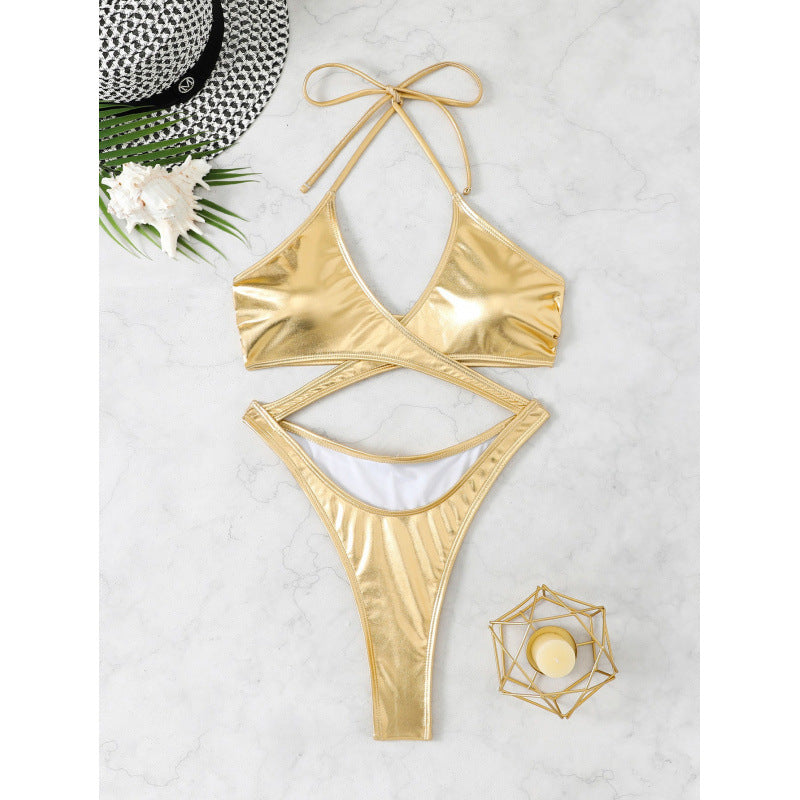 Dame Metallisk Bikini Stilla