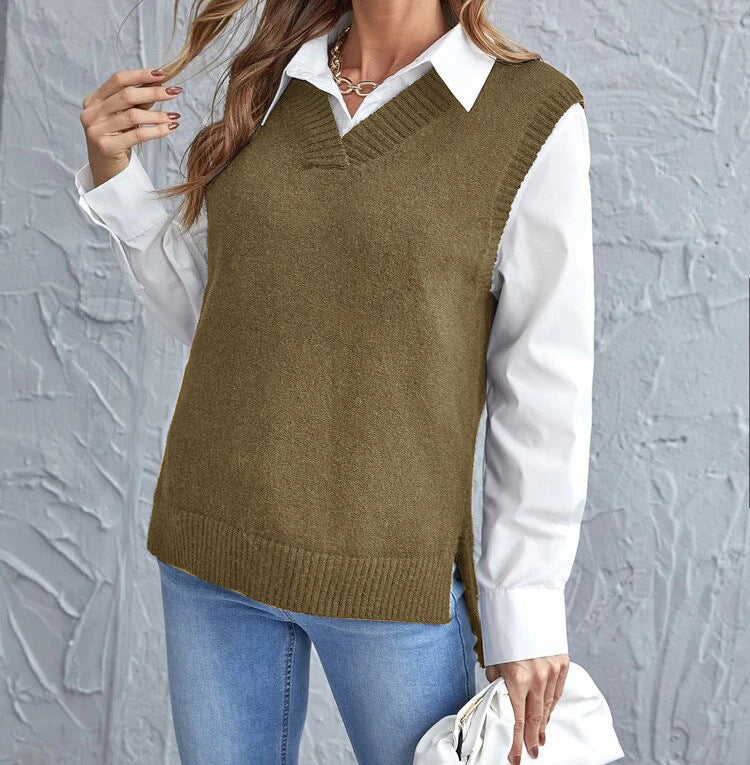 Dame elegant strikvest Stilla